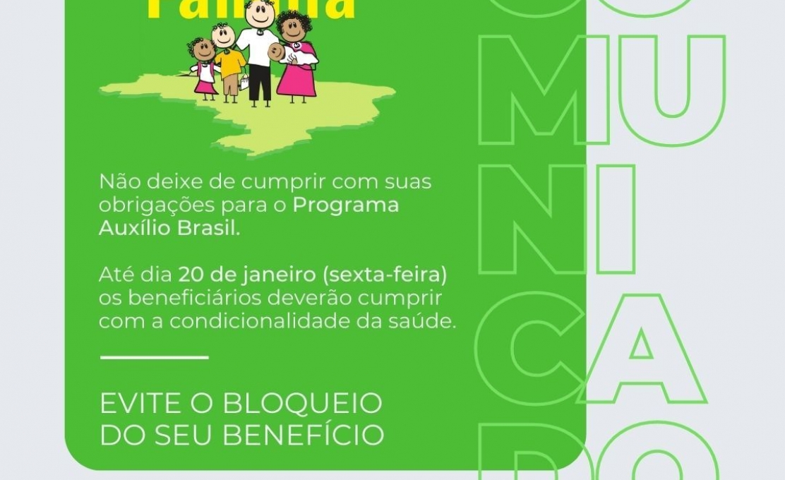 Beneficiários do Bolsa Família Devem Fazer Pesagem E Medição Nos Postos de Saúde...