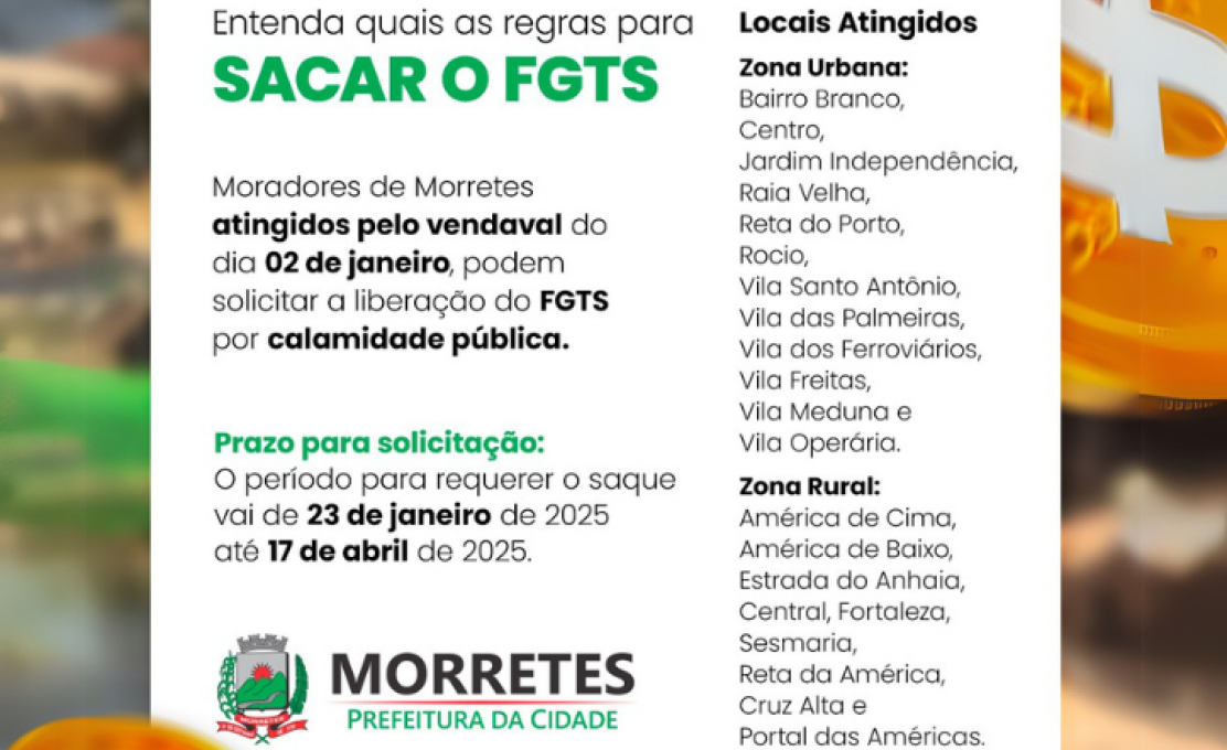 último Dia Para Retirada da Declaração da Defesa Civil Para Saque do Fgts Por Cala...