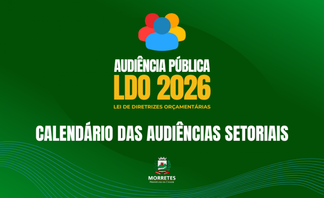 Prefeitura de Morretes Convida População Para Participar das Audiências Públicas ...