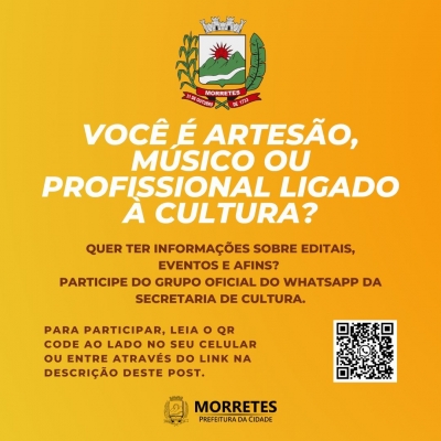 Grupo oficial de whatsapp da cultura de morretes