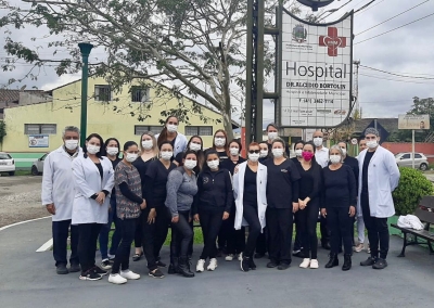 Equipe de enfermagem municipal realiza ato de manifestação devido ao cumprimento da Lei Federal 14434/22