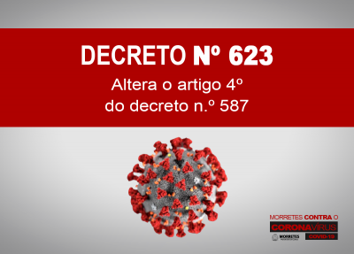 DECRETO N.º 623, DE 17 DE ABRIL DE 2020