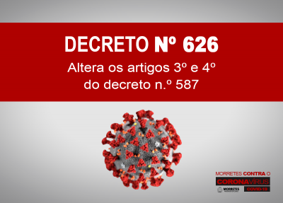 DECRETO N.º 626, DE 20 DE ABRIL DE 2020