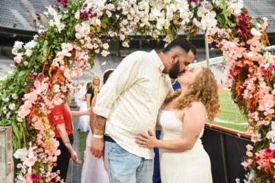 Casamento Coletivo gratuito na Ligga Arena