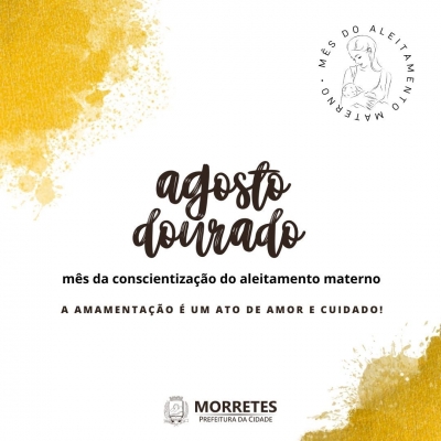 Prefeitura de Morretes promove a Campanha Agosto Dourado