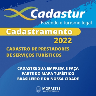 Prefeitura de Morretes faz chamado para empresas locais se cadastrarem no Cadastur