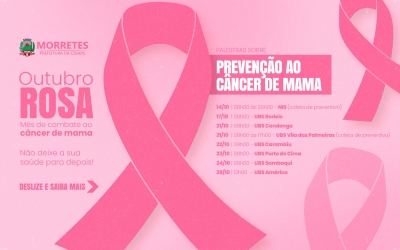 Prefeitura de Morretes promove ações do Outubro Rosa em diversas comunidades