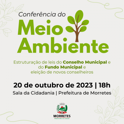 1.ª Conferência do Meio Ambiente de Morretes