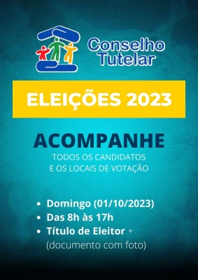 Eleição do Conselho Tutelar 2023