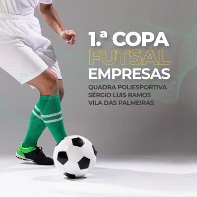 Prefeitura de Morretes abre inscrições para a 1ª Copa de Futsal de Empresas