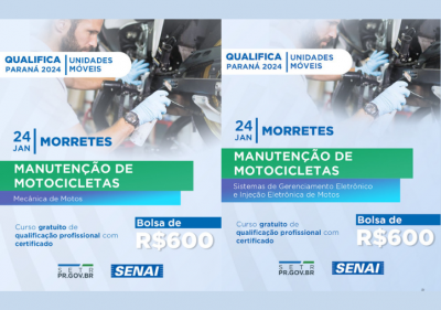 Curso gratuito de mecânica de motos e sistemas de gerenciamento eletrônico e injeção eletrônica de motos