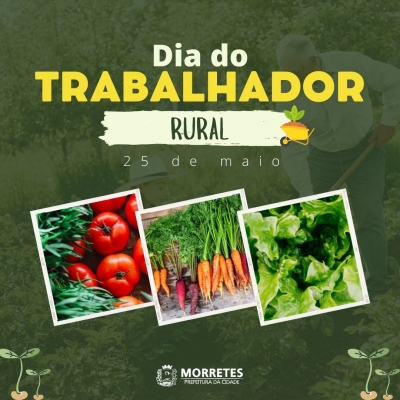 Prefeitura de Morretes homenageia o Trabalhador Rural pelo seu dia