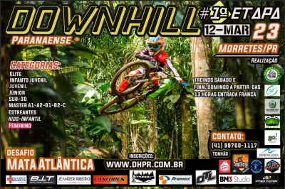 Morretes recebe a primeira etapa do campeonato paranaense de downhill 2023