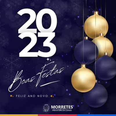 Feliz Ano Novo a todos os morretenses