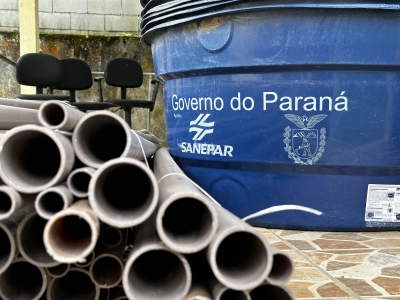 Parceria entre Prefeitura e Sanepar contempla 19 famílias com o Projeto Caixa d'água Boa