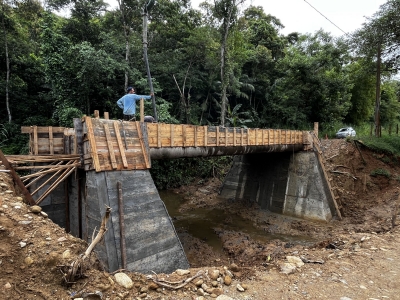 Obra da Ponte do Cruzeiro avança para fase final com concretagem concluída