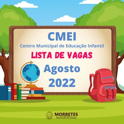 Secretaria Municipal de Educação divulga lista de espera para vagas no CMEI