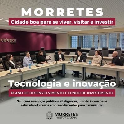 Morretes busca fazer parte do projeto Cidades Inteligentes