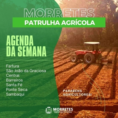 Prefeitura de Morretes realiza Patrulha Agrícola em diversas comunidades do município