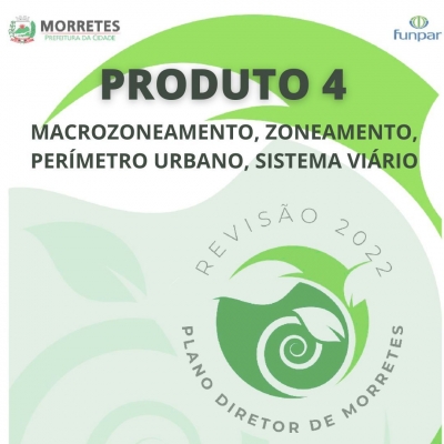 Prefeitura disponibiliza o Produto 4 do Plano Diretor de Morretes