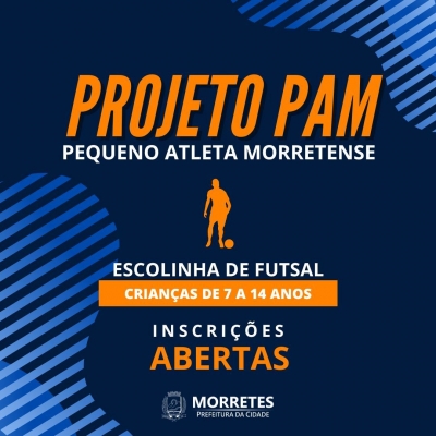 Prefeitura de Morretes abre vagas para o Projeto PAM 