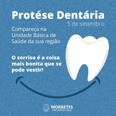 Prefeitura de Morretes retornará com as atividades do laboratório de prótese dentária