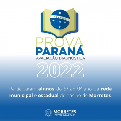 Alunos da rede municipal e estadual de Morretes recebem a Prova Paraná 