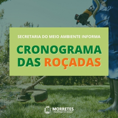 Prefeitura de Morretes disponibiliza cronograma das roçadas 