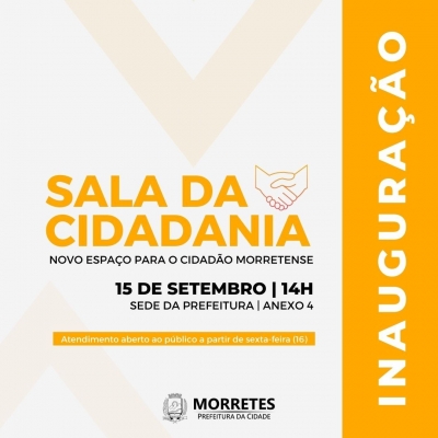 Prefeitura de Morretes inaugura a Sala da Cidadania