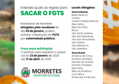 Último dia para retirada da declaração da Defesa Civil para saque do FGTS por calamidade é nesta quinta-feira (17)