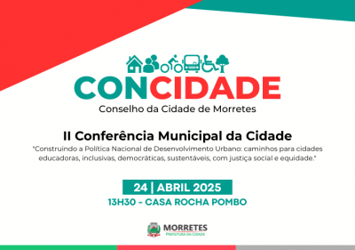 Morretes promove II Conferência Municipal da Cidade em 24 de abril