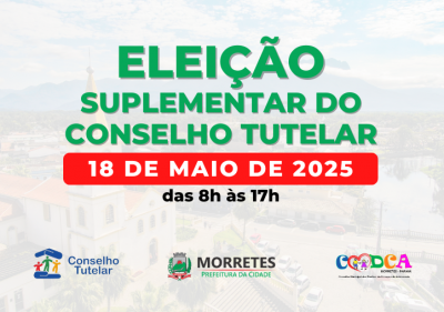 Morretes realiza Eleição Suplementar do Conselho Tutelar no dia 18 de maio