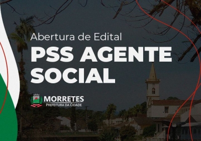 Prefeitura de Morretes está com inscrições abertas para contratação de Agentes Sociais