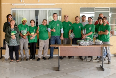 Equipes de campo da secretaria municipal de meio ambiente recebem novos uniformes