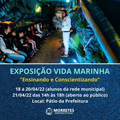 Alunos da rede municipal conhecem o Projeto Vida Marinha na cidade de Morretes