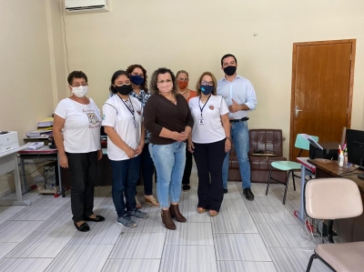 Prefeito e Secretária de Educação participam da visita técnica do Núcleo Regional de Educação