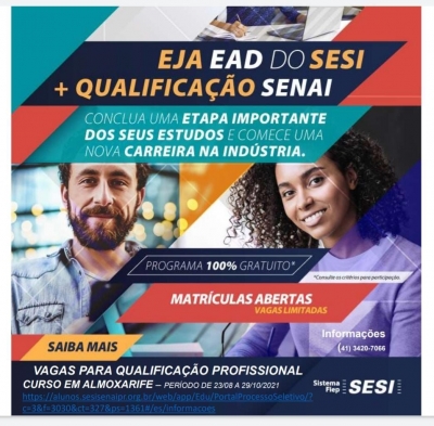 Secretaria de Ação Social em parceria com o Senai disponibiliza curso profissionalizante