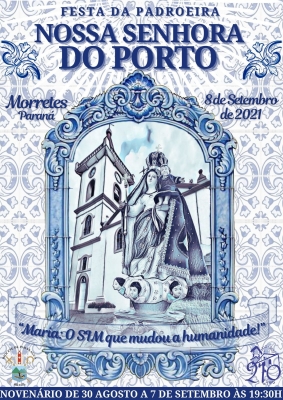 A festa da Padroeira Nossa Sra do Porto em Morretes inicia na próxima semana