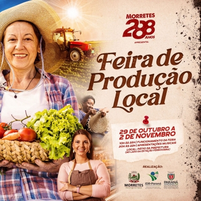 Prefeitura de Morretes promove Feira de Produção Local