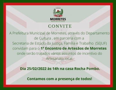 Casa Rocha Pombo recebe o primeiro encontro de artesãos de Morretes
