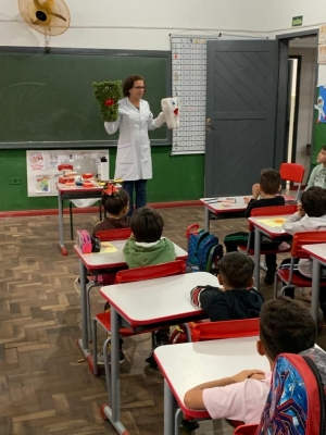 Prefeitura de Morretes realizou atividade educativa em saúde na escola arlindo de castro