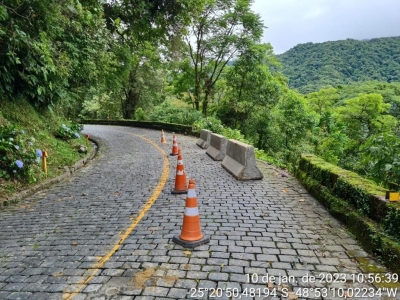 Estrada da Graciosa pode ser liberada em meia pista após revisão do DER-PR