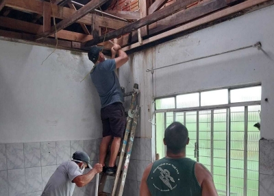 Prefeitura de Morretes realiza manutenção no serviço de convivência e fortalecimento de vínculos / Centro de Convivência