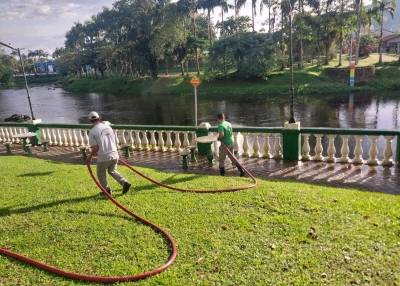 Secretaria de Meio Ambiente e Urbanismo realiza ações de limpeza, roçada e manutenção em diversos pontos de Morretes