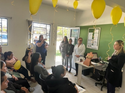 Secretaria de Saúde realiza palestra sobre aleitamento materno na UBS Vila das Palmeiras