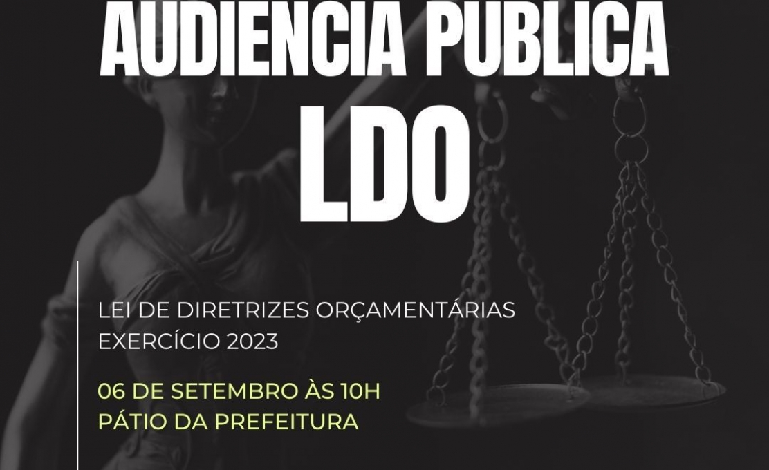 Prefeitura de Morretes Convida A População A Participar da Audiência Pública da L...