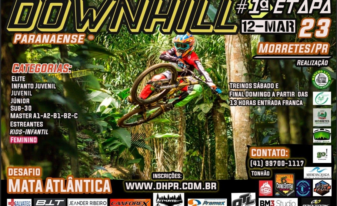 Morretes Recebe A Primeira Etapa do Campeonato Paranaense de Downhill 2023