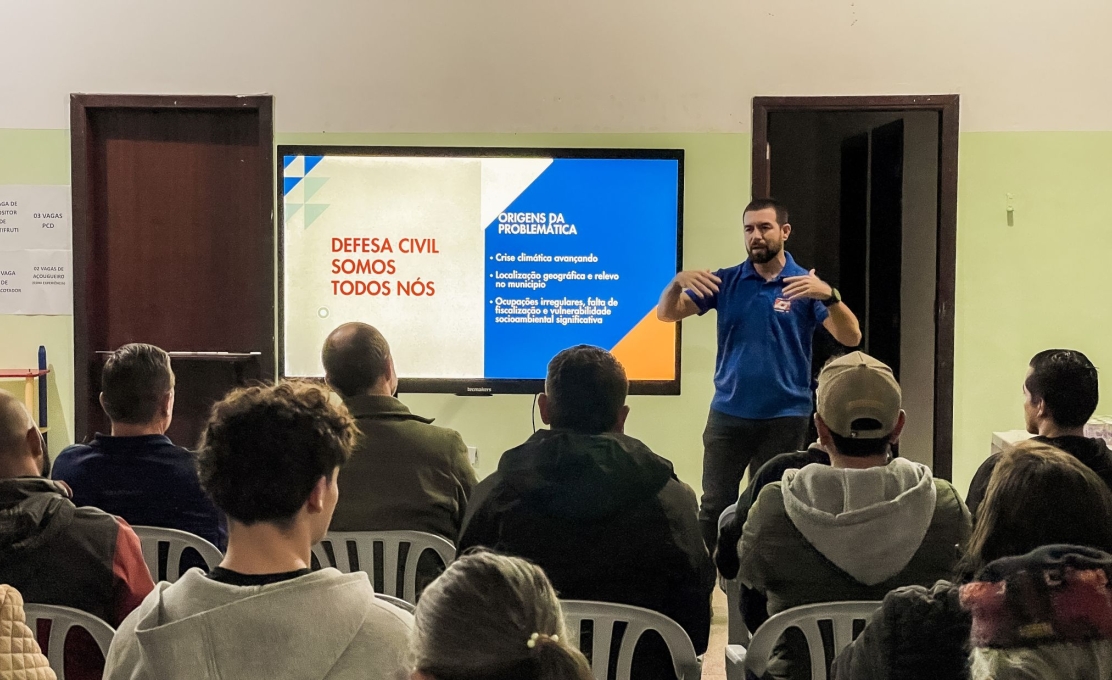 Defesa Civil de Morretes reúne voluntários em primeiro encontro e fortalece rede de prevenção no município