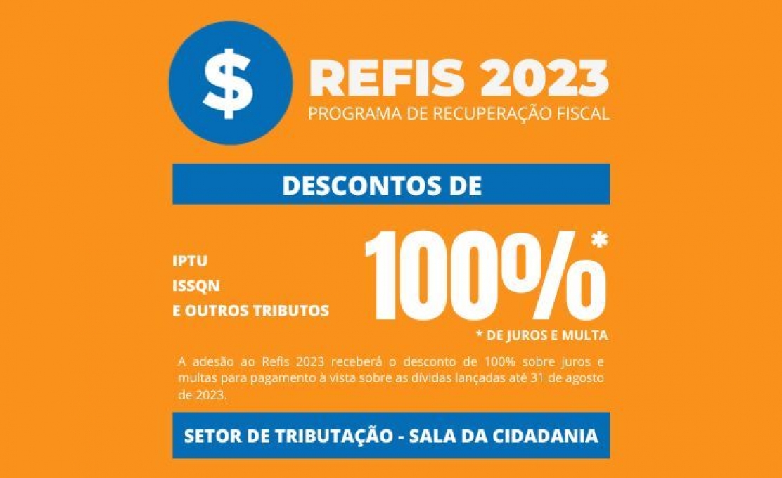 Refis 2023 Está Liberado Para Negociar As Dívidas Com O Município