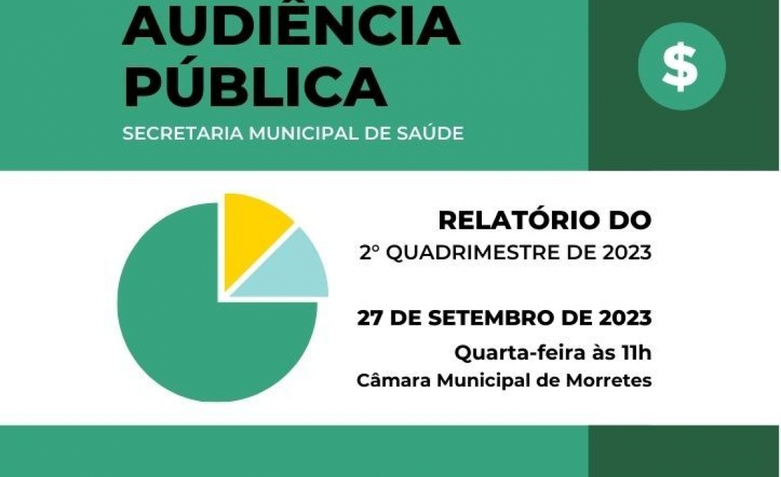 Audiência Pública da Saúde Referente Ao 2º Quadrimestre de 2023